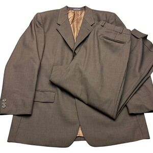 Fiori | 2 Piece | 100% Pure Wool Suit | 46L, 36x28 | Micro Houndstooth | Canada